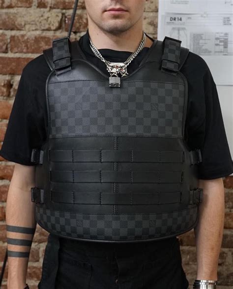 louis vuitton vest black|louis vuitton tactical vest.